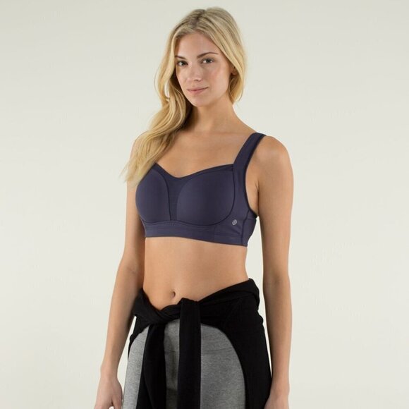 Lululemon Ta Ta Tamer II (C-E cup) High Impact Sports Bra 32B - Picture 1 of 7